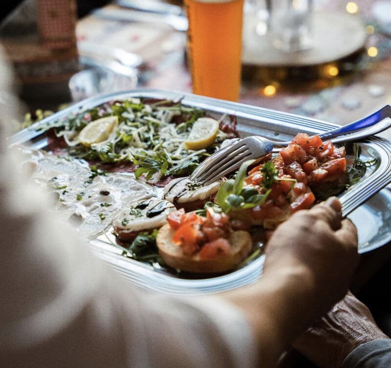 Ristorante Leidenschaft — Antipasti bei Kerzenlicht